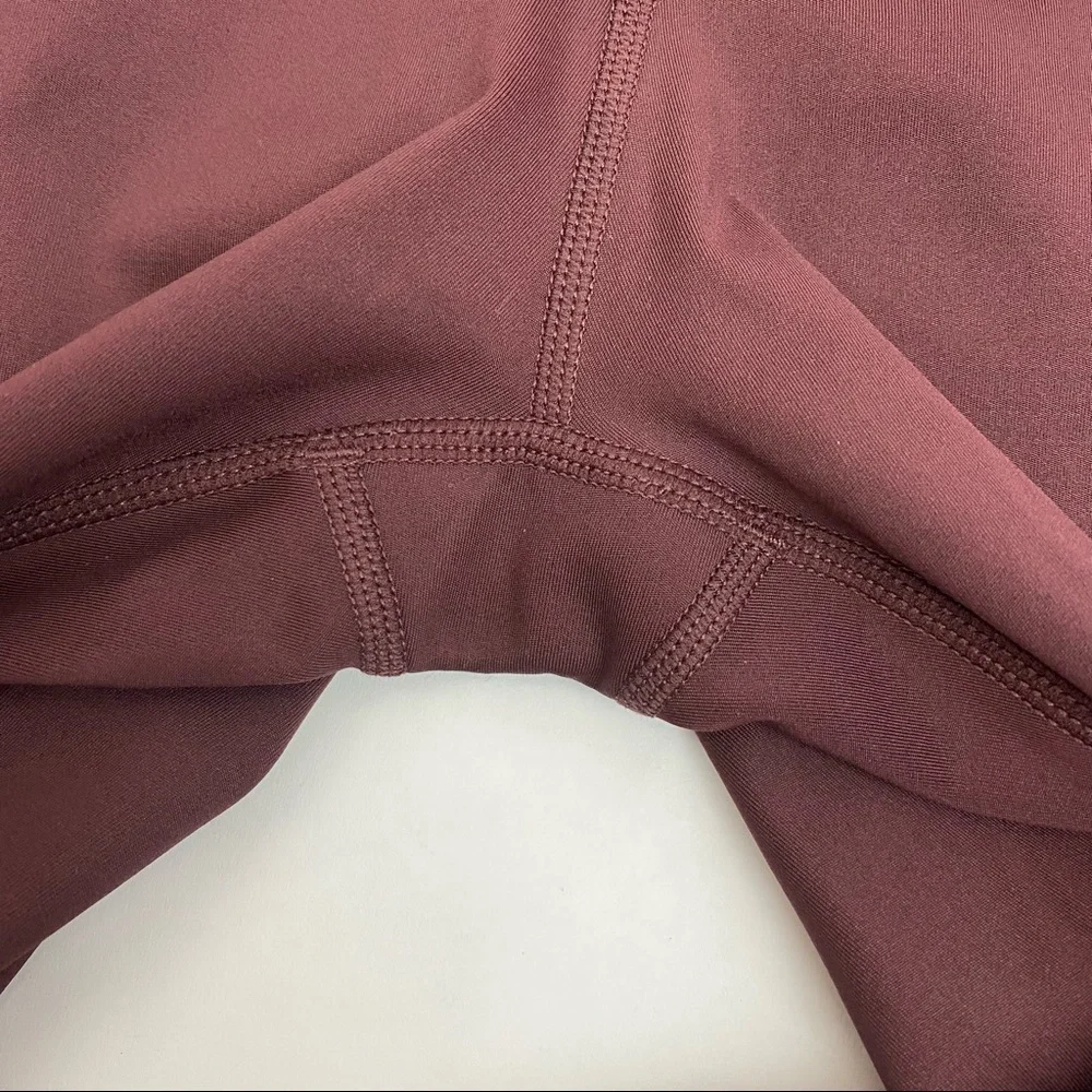 Athleta Tenacity 7/8 Tight Leggings Powerlift High Rise: Antique Burgundy